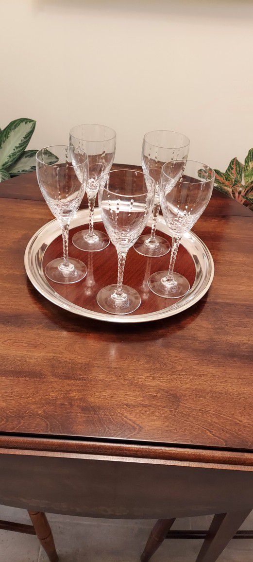 Mikasa  Crystal Wine Glasses 
