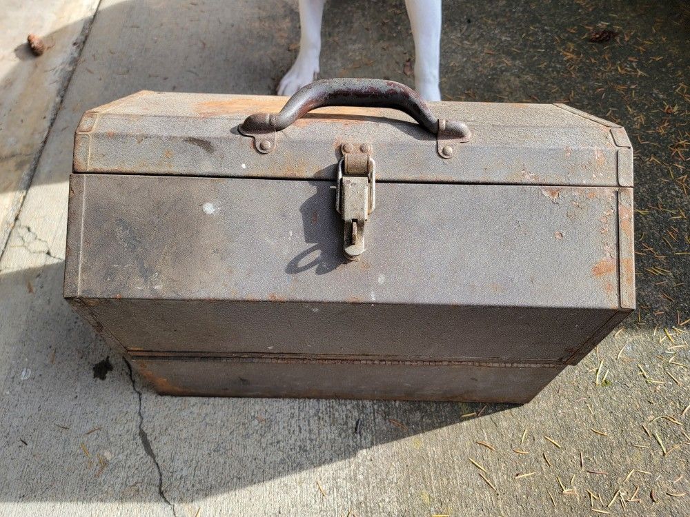 Vintage KENNEDY Kits No. 1018 Cantilever Machinist Tool Box w/ 4 Trays USA