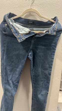 Express Women's Medium Wash Skinny Jeans