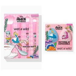 Disney Wet N Wild Alice In Wonderland Makeup  Brush & Sponge Set Limited Edition