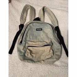 Victorias Secret Pink Denim Backpack