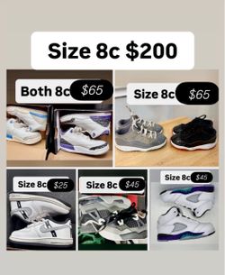 Jordan’s Nikes baby shoes 8c