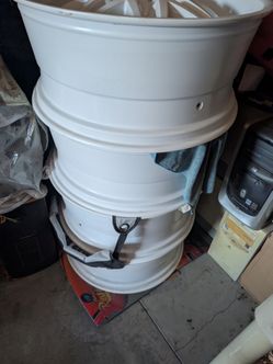 Powder Coated 24's Steel Wheels Set of 4