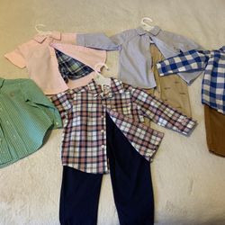 Toddler Boy Sets (2 pieces are 12M, the rest are 18M), $25 FOR ALL