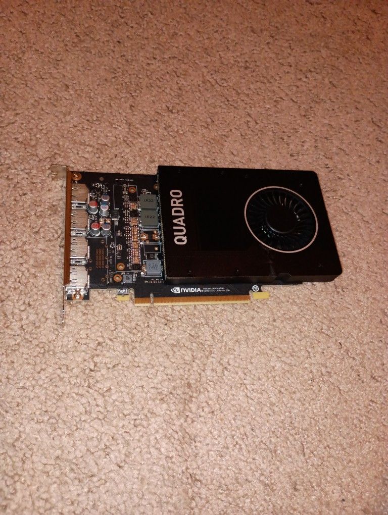 2 X HP Nvidia Quadro P2000 5GB GDDR5 Video Graphics Card