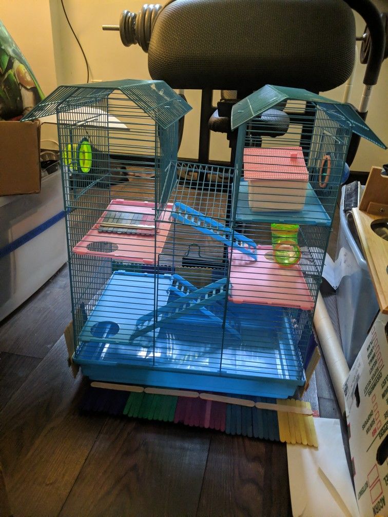 Large 3-Level Hamster/Gerbil/Rodent Habitat