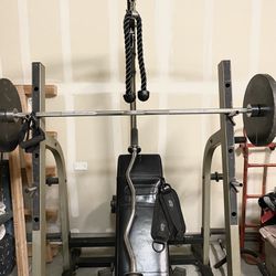 Weight Rack With Pulley 