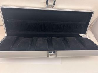 Aluminum Watch Display Case 6-Slot