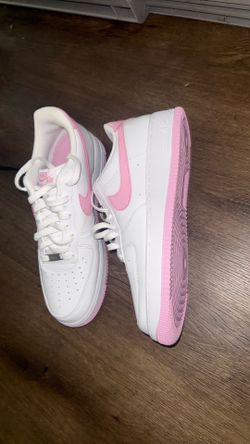 Size 10.5 White and Pink AF1’s