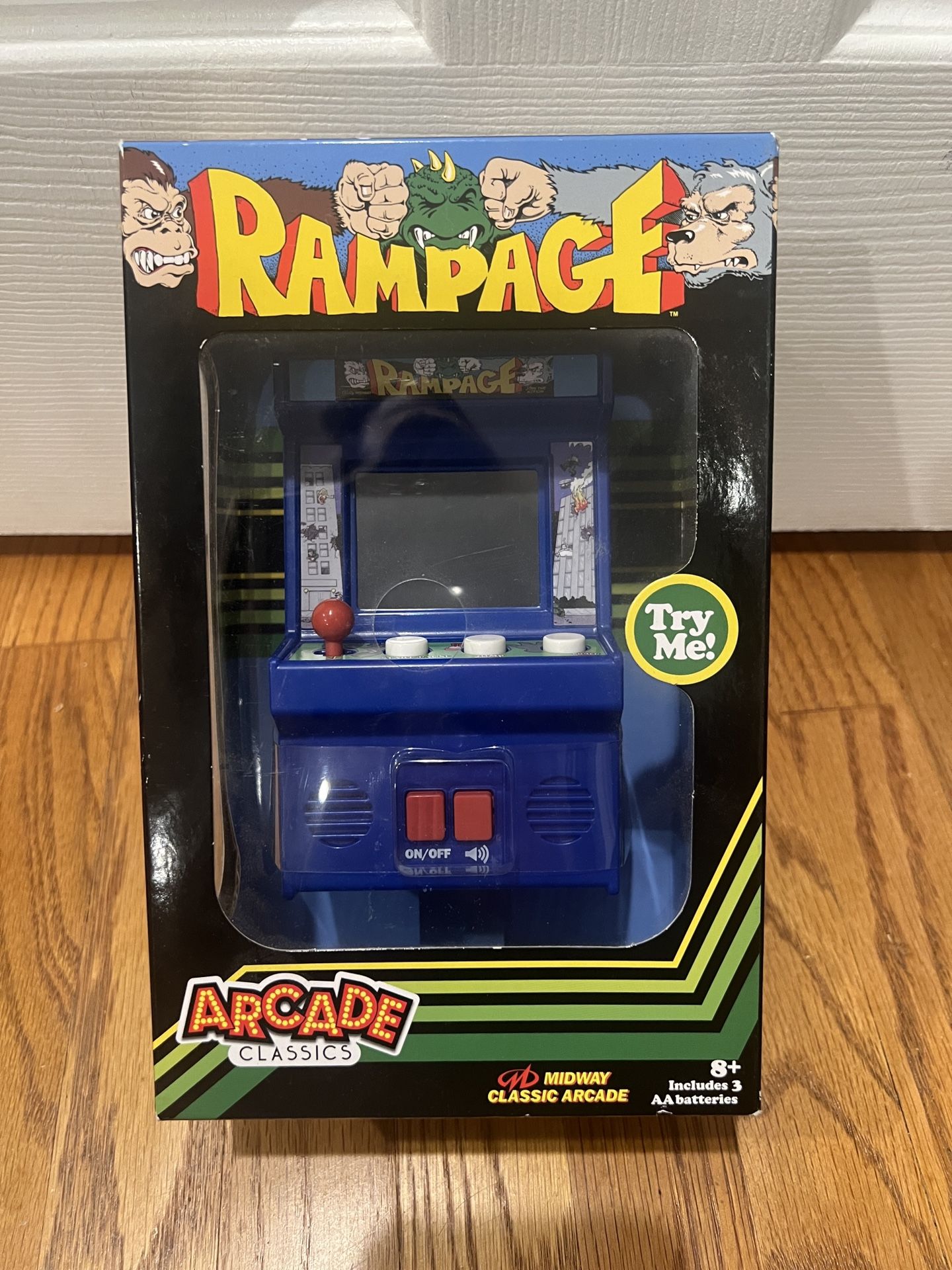 Brand new arcade classics mini arcade rampage