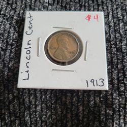 1913 Lincoln Wheat Cent 