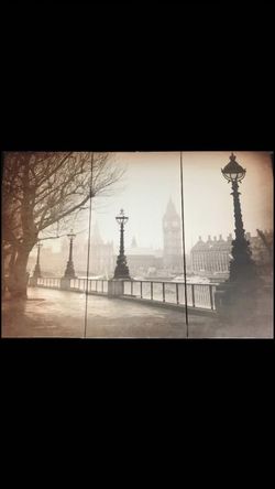 3 piece canvas painting (Big Ben tower)
