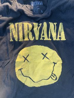 Vintage Nirvana Kurt Cobain Sz L
