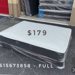 NEW Mattress Full Size With Box Spring // Offer  🚚