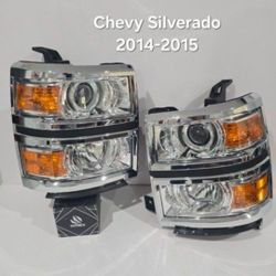 Chevy Silverado 2014-2015 Headlights 