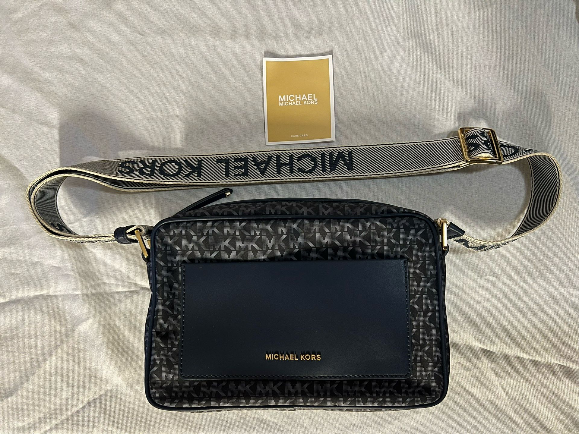 Michael Kors Jet Set Logo East West Nylon Crossbody