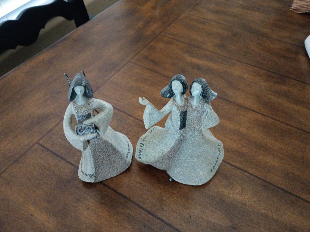 Figurines - Art Stone - By Carson - For The Pair