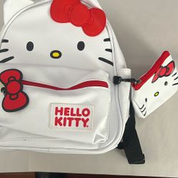 Hello Kitty Backpack With Coin Purse 