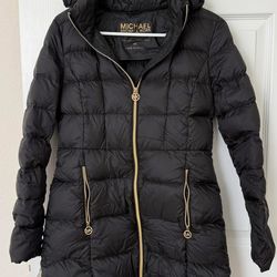 Michael Kors Women's Packable Hooded Puffer Jacket XS