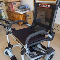 Journey Zinger Folding Two-Handed Control Power Wheelchair 