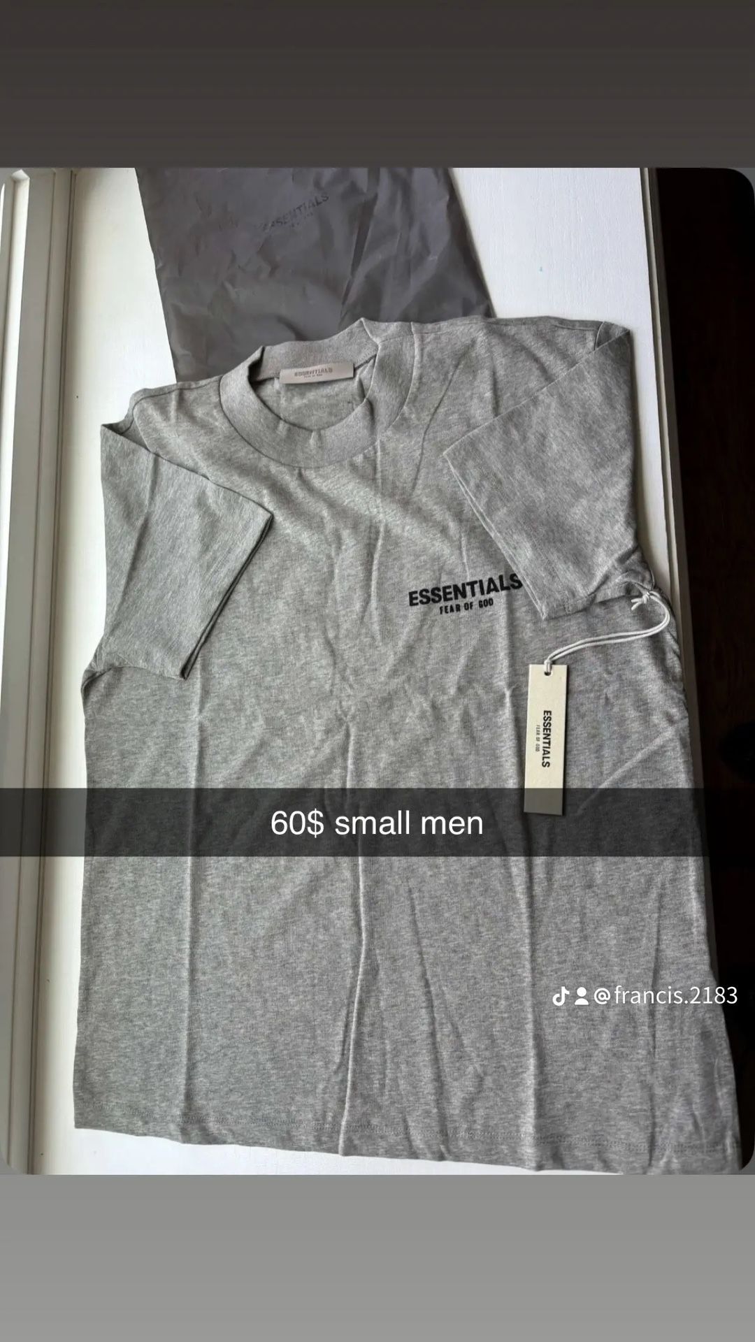 Essentials Shirt Small Mens