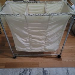 Chrome Laundry Sorter