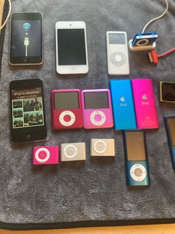 Vintage lot of iPods