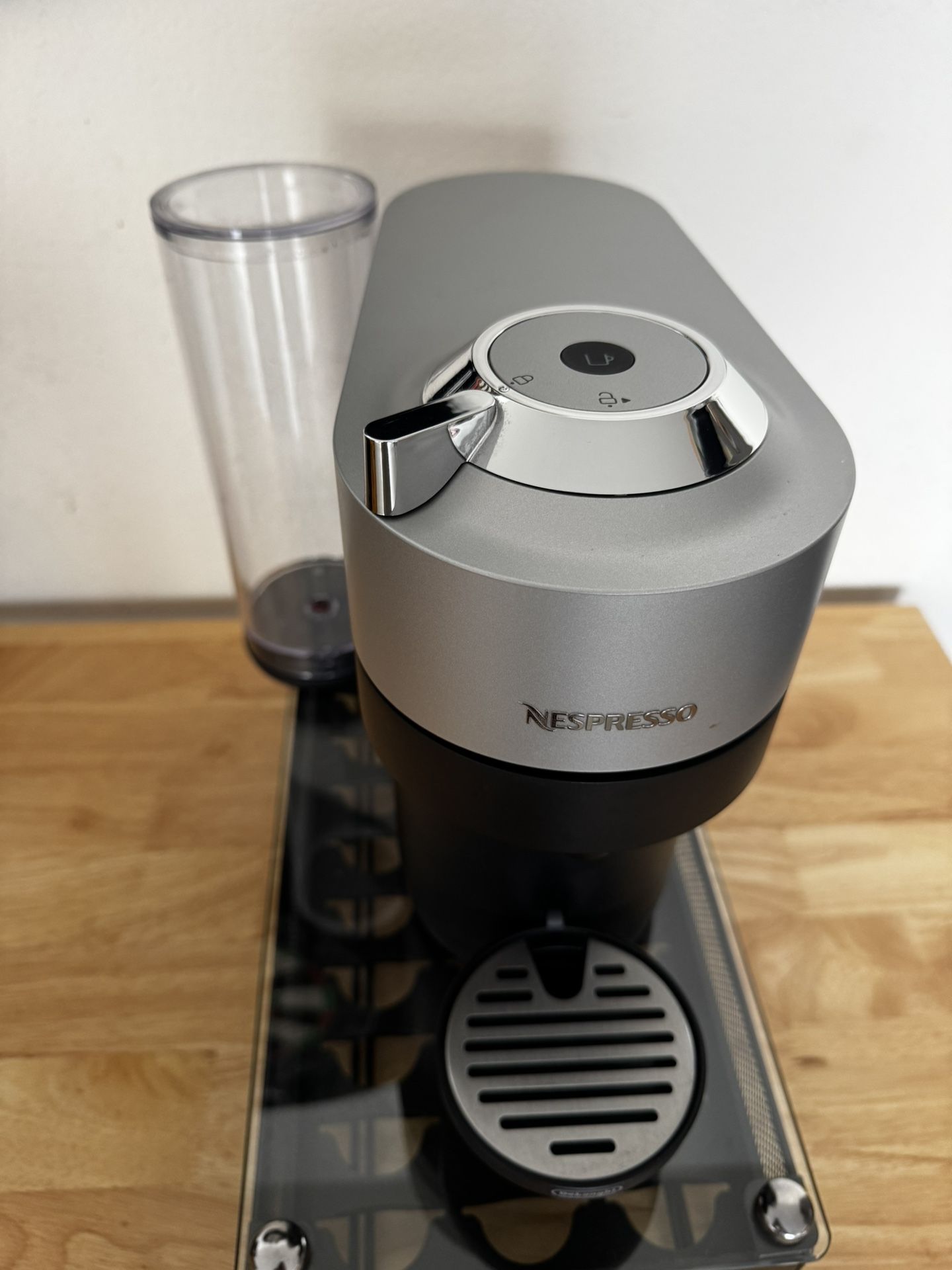 Nespresso Vertuo Pop+ Deluxe Coffee and Espresso Machine by De' Longhi, With Storage