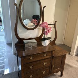 Antique Dresser Feminine And Masculine Lines