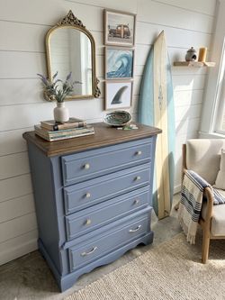 Custom Refurbished Vintage Broyhill 4-Drawer Dresser