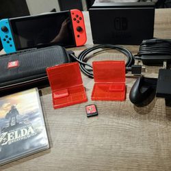 Nintendo Switch Console (LCD Version, Non-OLED) – Pristine + Games & Accessories Bundle 🎮✨