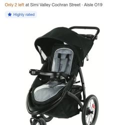 Graco Fast Action Jogger Lx Stroller New