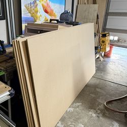 Mdf 1/2” sheets 4ft x 8ft brand new