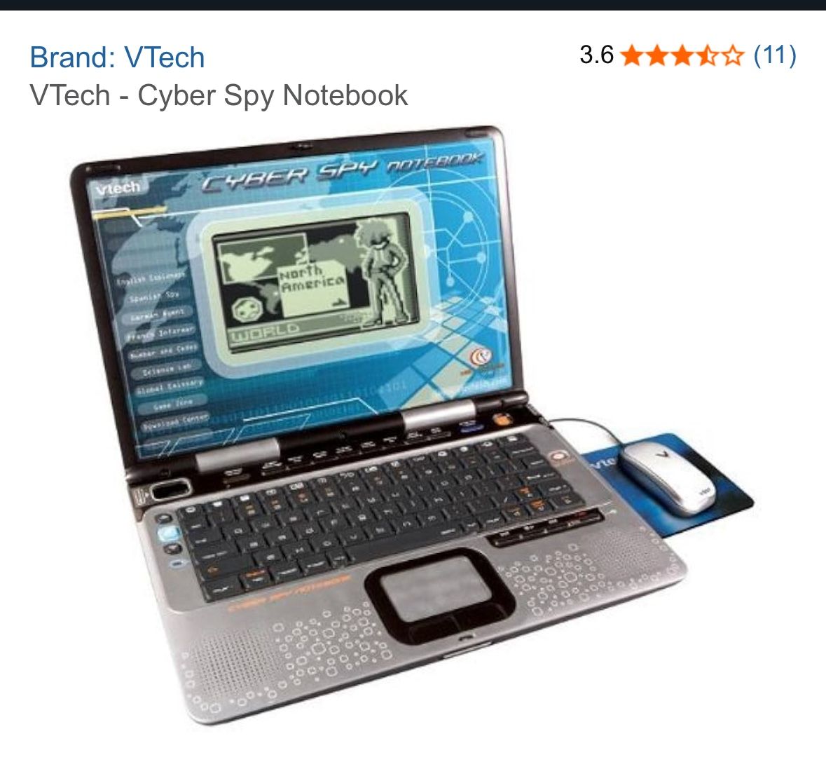 Vtech Cyber Spy Notebook Kids