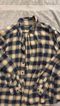 Eddie Bauer Flannel Plaid Button-Up Shirt