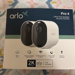 Arlo Pro 4 Spotlight Cameras 