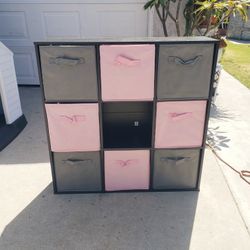 Cubby Bin Shelf Organizer 