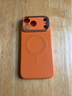 Orange iPhone case