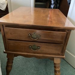 Night Stand With Drawers