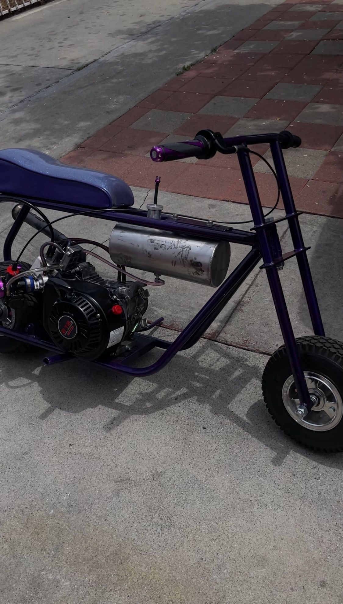 fully built mini bike