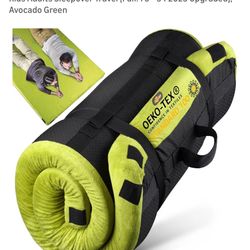 Thick Memory Foam Camping Mattess Sleeping Pad. Portable Floor Play Mat. 