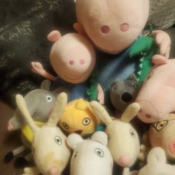 Peppa Pig & Friends Plush Lot