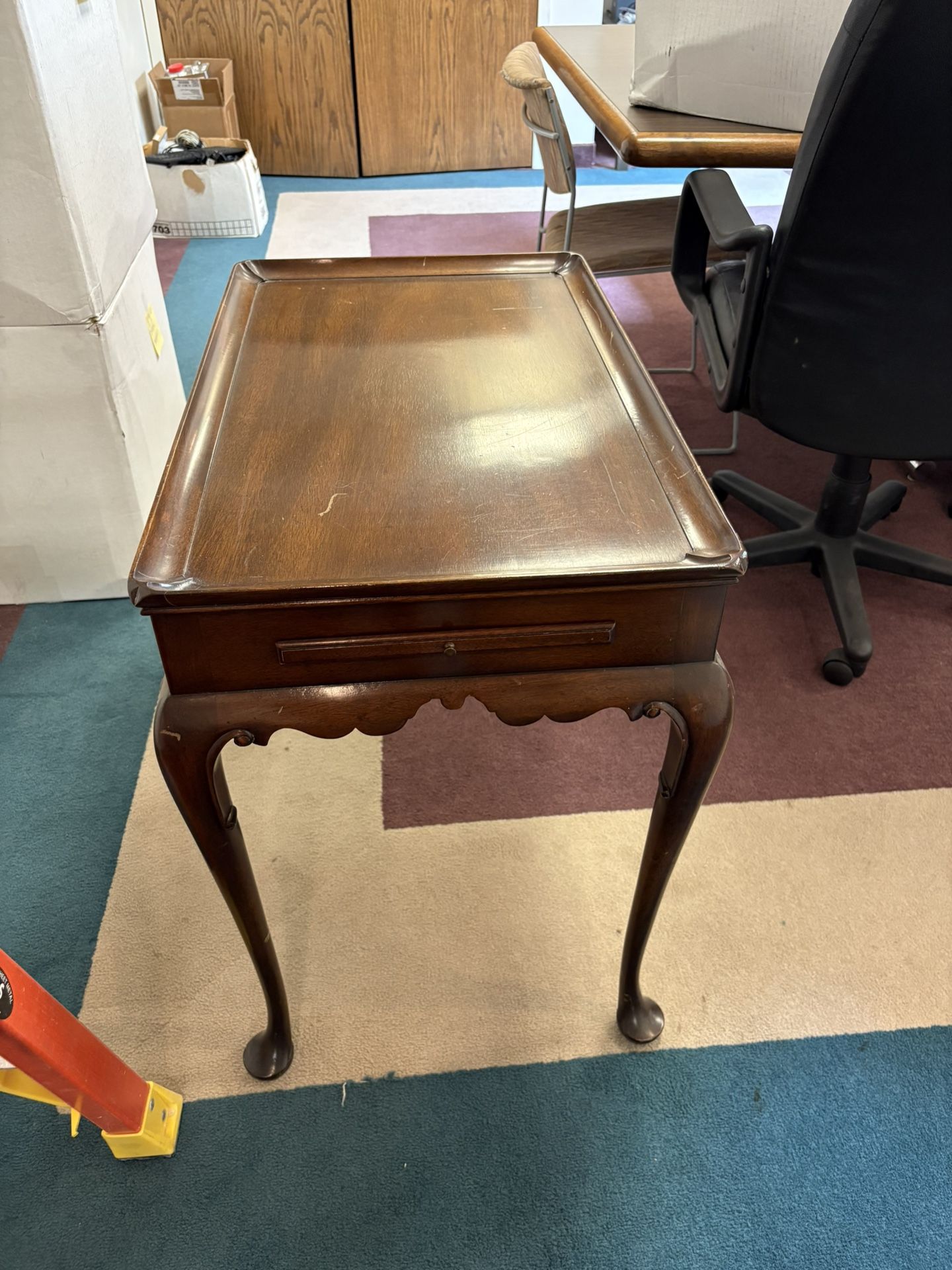 Vintage Wood Side Table