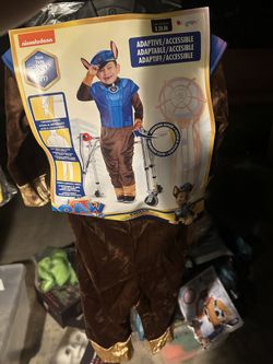🐶 Nickelodeon Paw Patrol Chase Adaptive Costume – Toddler 2T