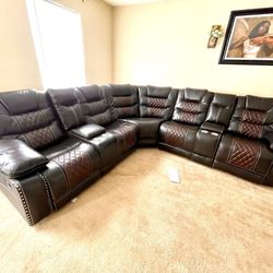 NEW GIGANTIC OVERSIZED RECLINER SECTIONAL $1620