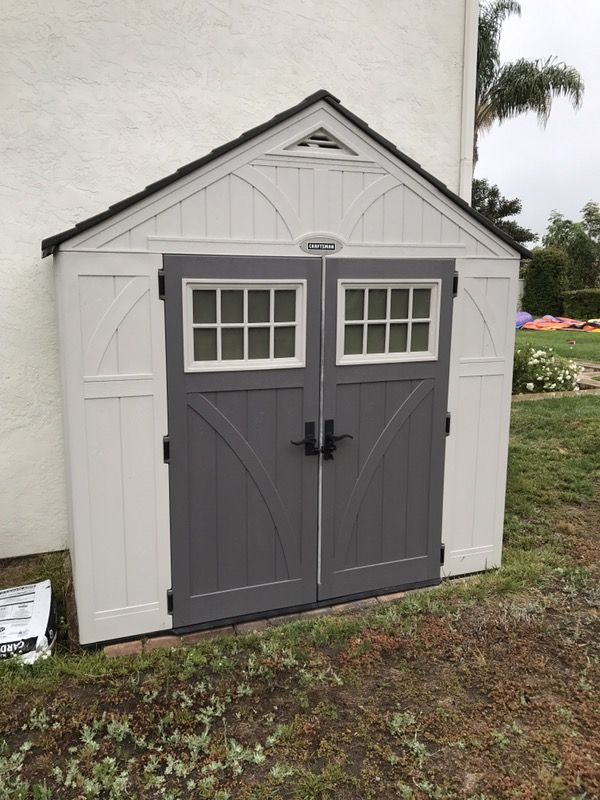 Craftsman storage shed 8x4 feet
