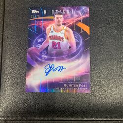 2025-26 Topps Midnight Quinten Post Auto/75