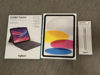 Apple iPad 256gb A16 / Logitech Combo Touch / Crayon