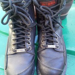 womens size 6 leather harley davidson boots