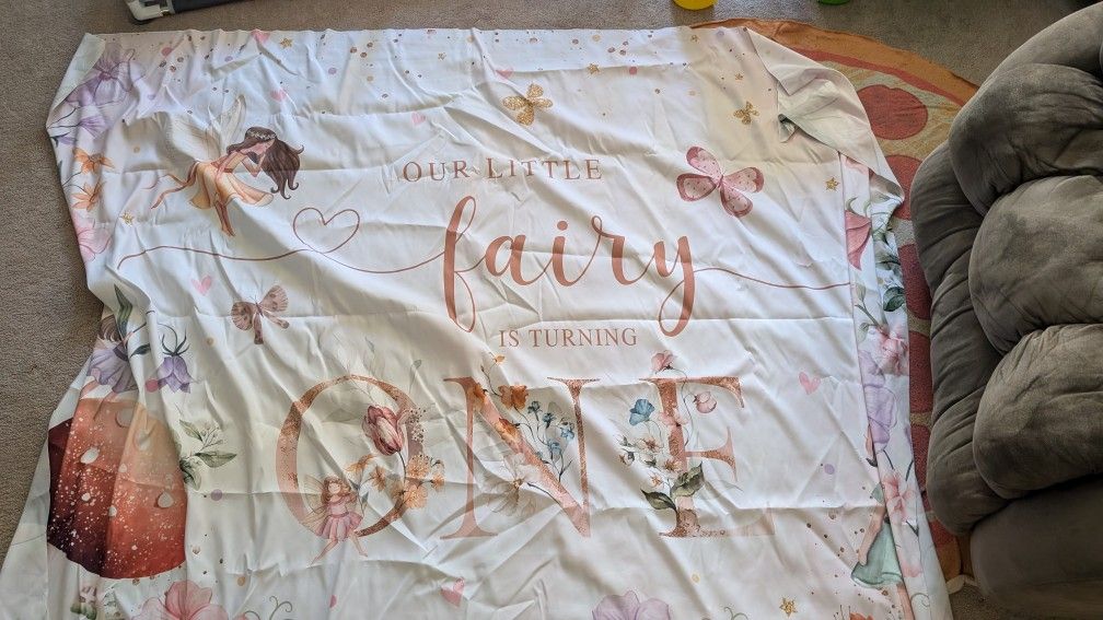 Fairy First Birthday decorations